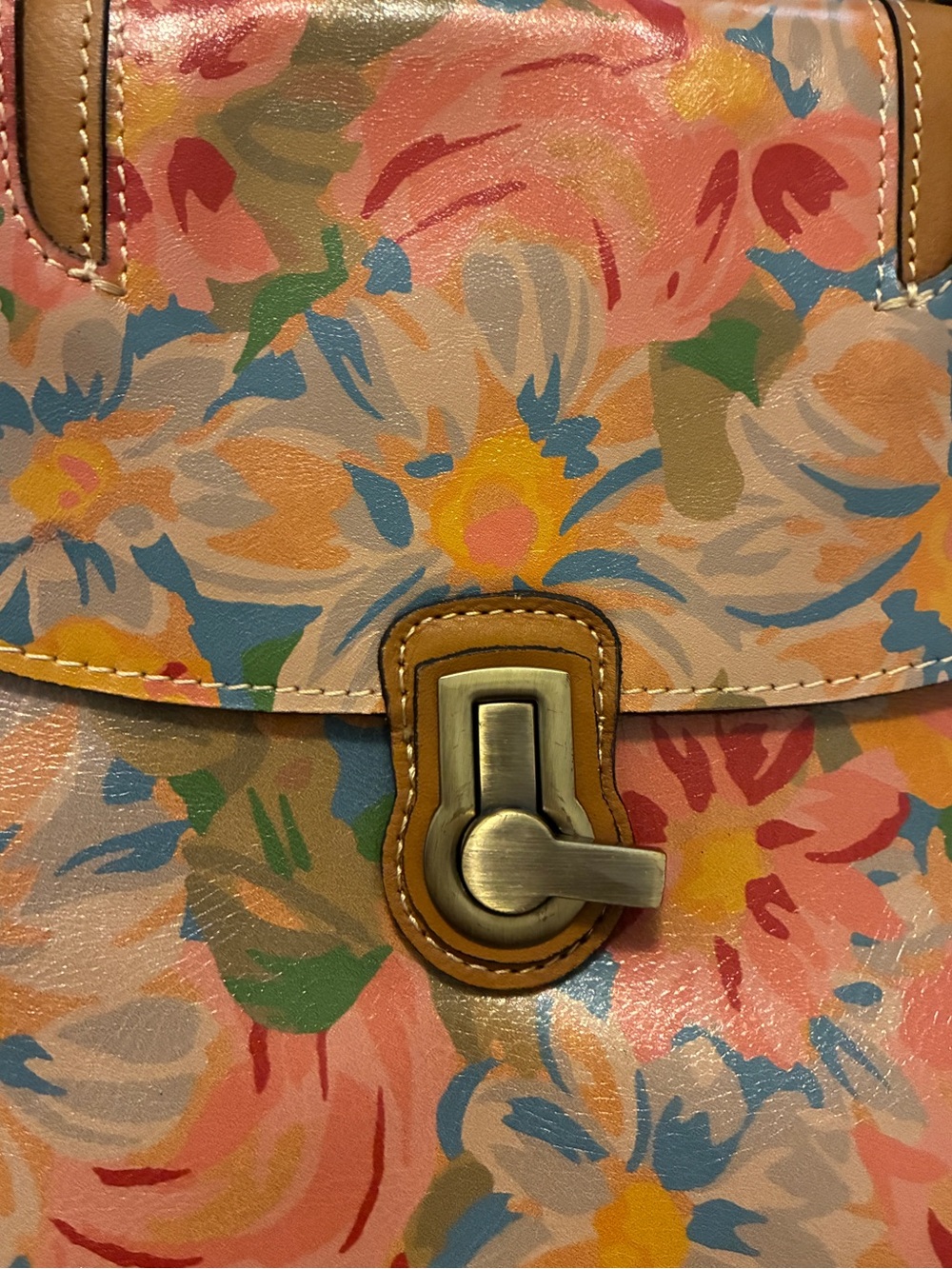 Patricia Nash Citrus Rose stintino Leather Top Handle Bag - Picture 9 of 11